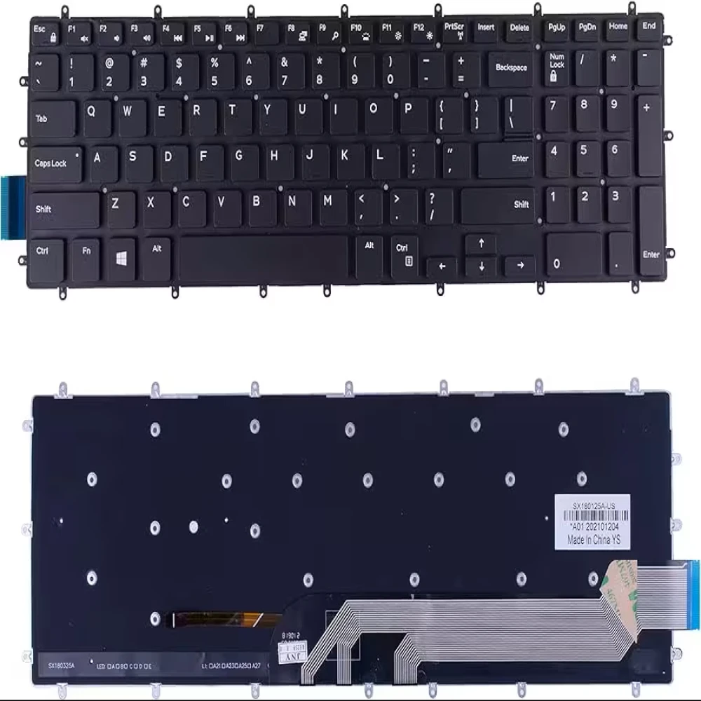 TECLADO NoteBook DELL G5 5587 5590 G3 3379 G7 7790 US