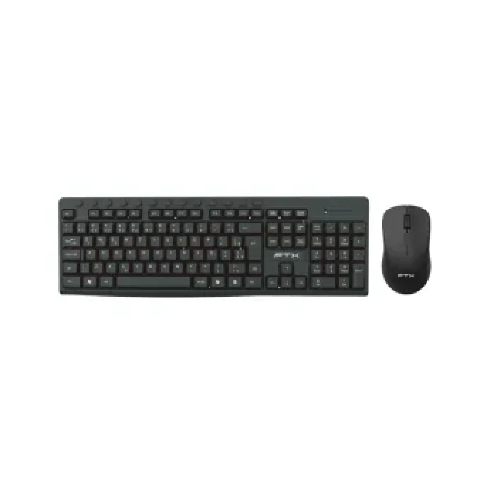 TECLADO + MOUSE FTX USB FTXKM086 NUMERICO/PORTUGUES/NEGRO